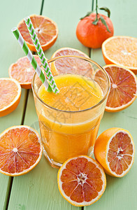 新鲜血压橙汁稻草乡村橙汁果汁血橙早餐饮料水果食物条纹图片