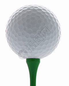 高尔夫球游戏高尔夫运动球座阴影宏观圆形绿色反射白色图片