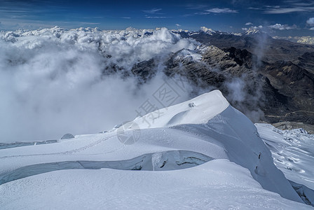 波多西华人首脑山峰冰川全景顶峰高度高山山脉远足风景图片