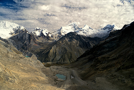 阿尔帕马约远足高度雪峰风景全景山峰高山旅行峡谷山脉图片