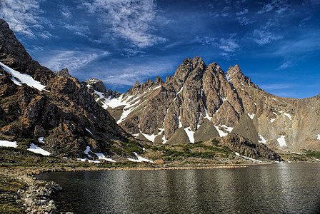 纳瓦里诺岩石风景分歧山峰全景山脉图片