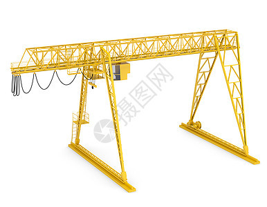黄麻桥起重机 半转控制光束出租车高度柱子起重机高架工业铁路电缆图片