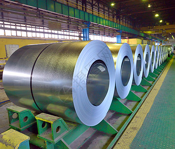 钢板卷炼铁工业盘子灰色圆形角色制造业机器对角线金属图片