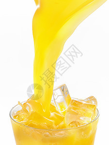 橙汁气泡饮料柠檬水果早餐橙子食物热带茶点海浪图片