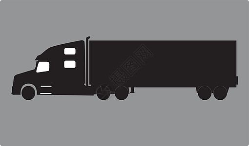 白色大黑卡车汽车车辆载体卡车拖拉机商品货物工业送货旅行图片