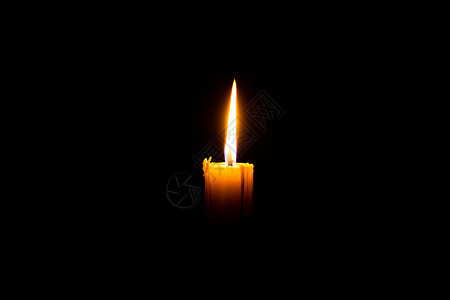 黑暗中的蜡烛灯光生活融化燃烧庆典回忆烛光火焰损失乡愁图片