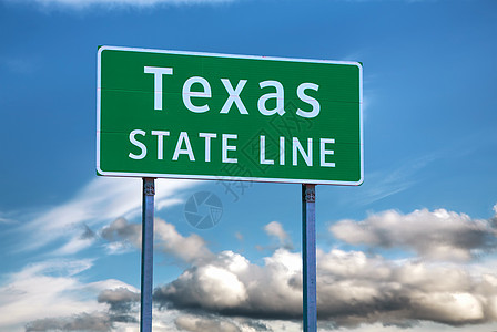 得克萨斯州线号海报旅行边界旗帜背景图片