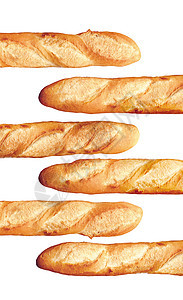 法式长棍面包面团营养种子棕色面包师小麦脆皮面粉食物白色图片