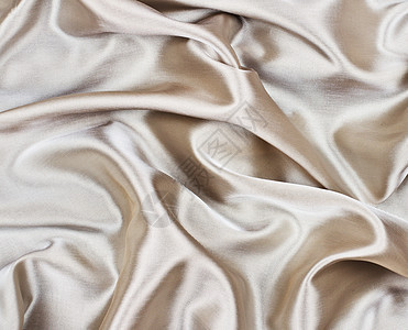 白边面布作为背景衣服纺织品褶皱海浪亚麻奢华材料织物光泽波浪状图片