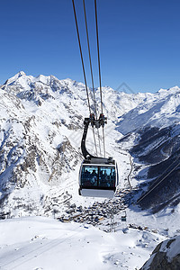 山区有线汽车速度晴天运输旅行运动天空乐趣蓝色游客索道背景图片