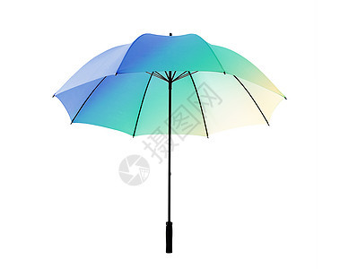 伞式雨伞庇护所安全金属白色尼龙蓝色风暴木头天气季节图片