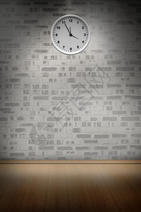时钟复合图像地板倒数内衬木头木地板绘图计算机时间砌体房间图片