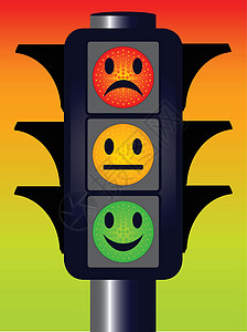 面电灯绿色橙子琥珀色乐趣路标信号红色红绿灯交通卡通片图片