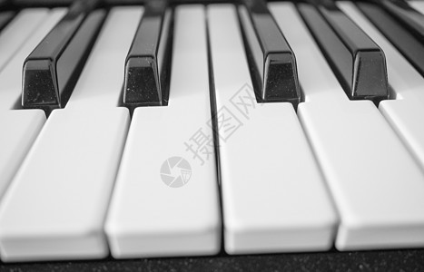 音乐键盘迷笛钢琴器官白色大键乐器钥匙电子黑色图片
