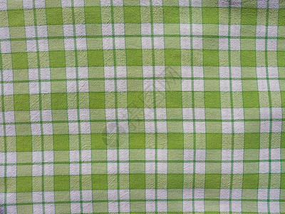绿色格式桌布背景编织方格服装衣服纺织品背景图片