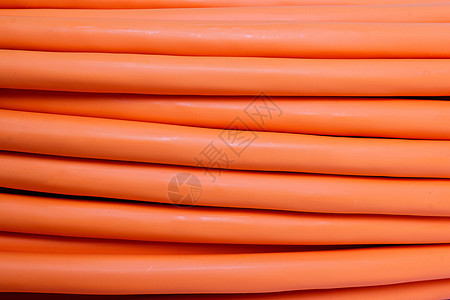 橙色光纤光缆背景图片