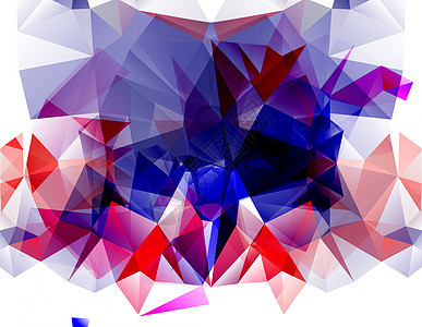 多色多边摩西背景马赛克艺术水晶装饰品多边形技术三角形横幅钻石折纸背景图片