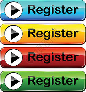 注册按钮横幅商业网站互联网网络背景图片