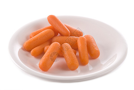 碎胡萝卜白色食物橙子盘子蔬菜图片