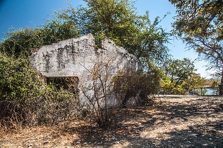 废石杂草遗物衬套房子场地废墟土地图片