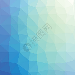 色彩多彩的浅蓝色抽象几何性低聚体样式低倍数风格矢量图解图形背景图片