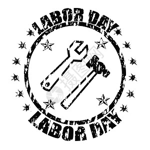 劳动节插图劳动标签背景图片