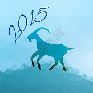几何型山羊 中国占星标志 2015年新年图片