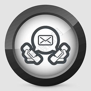 答答机图标邮箱来电显示按钮邮寄邮差电子邮件服务讲话电话邮资图片