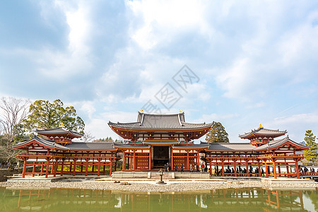 日本京都Uji镇Byodo-in寺庙图片