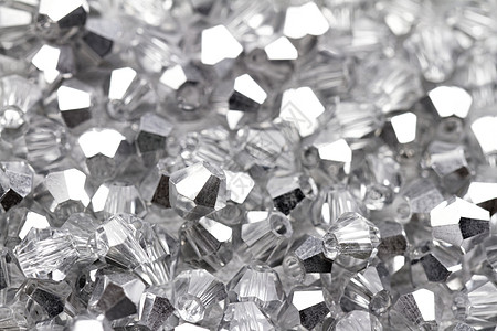玻璃珠白色首饰水晶宏观珠宝奢华宝石玻璃钻孔图片