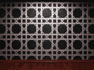向矢量照明的瓷砖壁背景正方形风格瓷砖装饰奢华墙纸马赛克设计材料石头图片