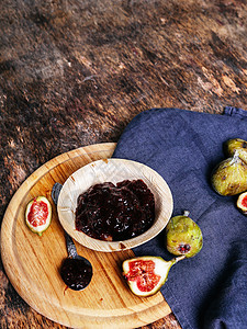 绿无果木板木头桌布热带勺子宏观乡村托盘工作室饮食图片