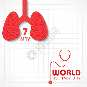 创意世界阿斯玛日Asthma Day疾病情况空气处方医疗喷雾器治疗攻击医院雾化器图片