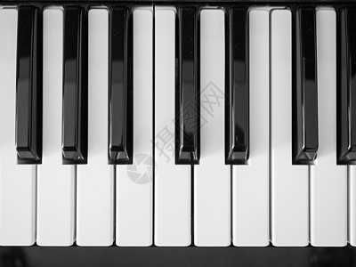 音乐键盘黑色迷笛器官钥匙乐器钢琴大键电子白色图片