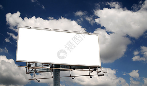 空白的广告牌促销公告广告旅行帆布屏幕海报商业横幅天空背景图片