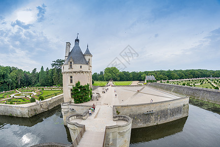 切尔河靠近Chenonceaux村 F建筑建筑学游客旅游地标旅行纪念碑风景花园世界图片