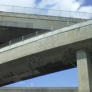 混凝土高速公路管道建造公民衰老匝道边缘立交桥出口建筑构造角落图片