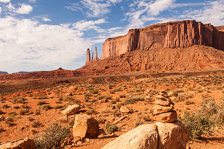 古迹谷红色沙漠地平线天空旅行蓝色土地峡谷纪念碑岩石图片