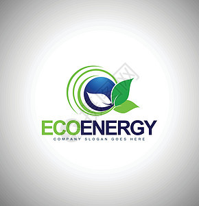 生态能源标志概念背景图片