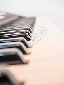 音乐键盘钥匙乐器钢琴迷笛电子器官大键黑色白色图片
