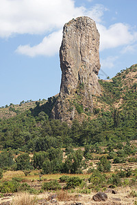 秃鹫岩 埃塞俄比亚 非洲尖塔山脉旅游巅峰岩石旅行全景图片