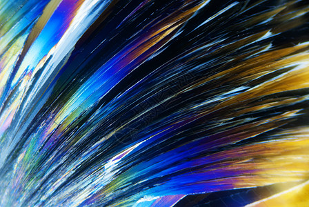 双极光线微晶晶体魔法显微镜科学摄影蓝色化学品极化矿物化学光谱图片