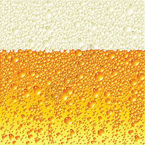 啤酒背景液体金子派对宏观泡沫雨滴气泡庆典酒吧饮料图片