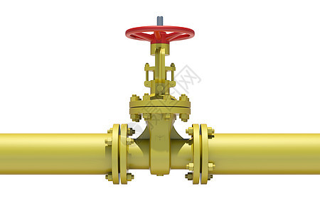 黄色工业阀门和管道工程天然气金属气体管子控制坚果龙头导管螺栓图片