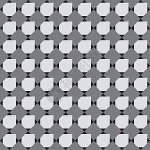 灰 黑bl 上黑灰重叠方形的单色模式插画