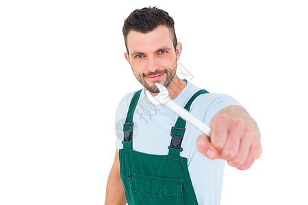 木匠显示扳手体力劳动工作服工人男性男人维修修理工技术员工具职业图片