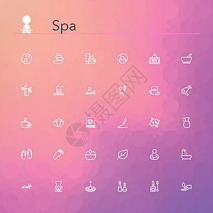 Spa 线条图标图片