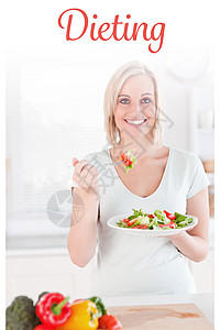 与吃沙拉的女人为敌图片