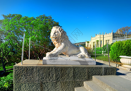 狮子雕像住宅花园建筑灌木丛旅行文化旅游楼梯建筑学堡垒图片