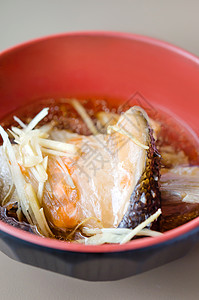 卡布托尼沙门香料食物营养服务午餐草本植物食谱海鲜棕色美食图片